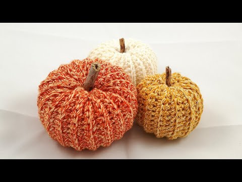 Видео: Плетена тиква на една кука | Crochet pumpkin tutorial