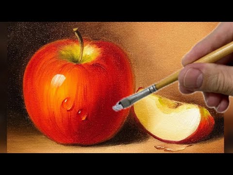 Видео: РИСОВАНИЕ ЯБЛОКА С ПОМОЩЬЮ СВЕТА И ТЕНИ / РЕАЛИСТИЧЕСКАЯ ЖИВОПИСЬ ШАГ ЗА ШАГОМ / ЖИВОПИСЬ С ГЛУБИНОЙ