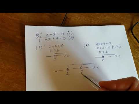 Видео: Системы неравенств первой степени с одним неизвестным.