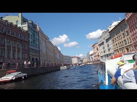 Видео: Прогулка на кораблике по каналам Санкт-Петербурга 2024, часть 1🛥🌉❤️‍🔥