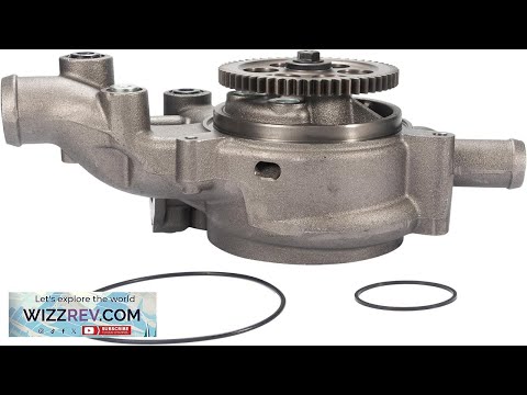 Видео: Водяной насос, совместимый с двигателем Detroit 60 Series 12L 12.7L EGR Diesel