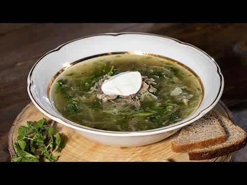Видео: Кологривские щи с кислой капустой и свежей зеленью. Варю суп на гусином бульоне