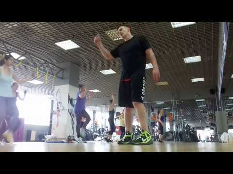 Видео: Тай-бо боевая аэробика. Cardio Kick Boxing 31 Шевченко Виталий