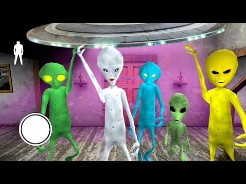 Видео: НОВЫЕ СОСЕДИ ПРИШЕЛЬЦЫ ГРЕННИ - Alien Neighbor Granny Area 51