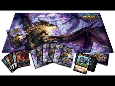 Видео: Распаковка World of Warcraft TCG Twilight of the Dragons Epic Collection DROP? Unboxing Loot boxes