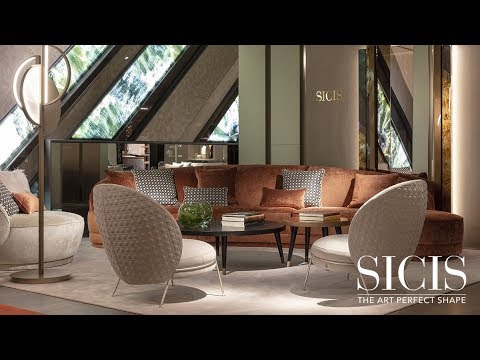 Видео: Sicis. Итальянская мебель, плитка, мозаика. iSaloni 2019