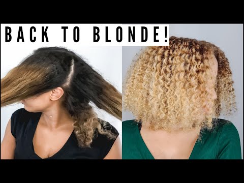 Видео: Я БЛОНДИНКА! | МУЛЬТИ-БЛОНДОВАЯ ЦВЕТОЧНАЯ КРАСКА ДЛЯ ВОЛОС | CREME OF NATURE | НАТУРАЛЬНЫЕ ВОЛОСЫ