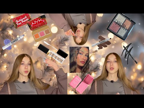 Видео: Повторяю макияж звёзд🌟|Макияж Хейли Бибер|Новинки NYX и DIOR💵|Первая люксовая косметика