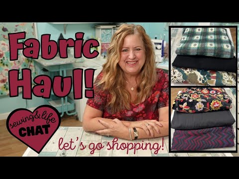Видео: Давайте начнём шить осенние и зимние вещи — Fabric Haul