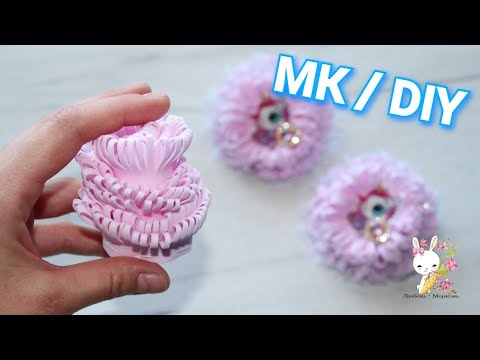 Видео: Их хочется СЪЕСТЬ. ВОЗДУШНОЕ БЕЗЕ из фоамирана/ МК канзаши / DIY flowers from EVA AIR WITHOUT