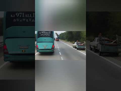 Видео: Хоргос - Азербайджан жёсткая авария на трассе
