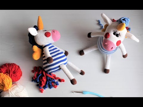 Видео: МК Единорог. Часть4. Грива, хвост, крылья...