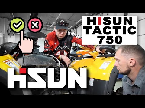 Видео: Квадроцикл Hisun Tactic 750. Полная разборка в сервисе после тест-драйва.
