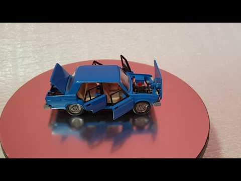 Видео: Масштабная модель ВАЗ 2107 А40, 1/43 СССР