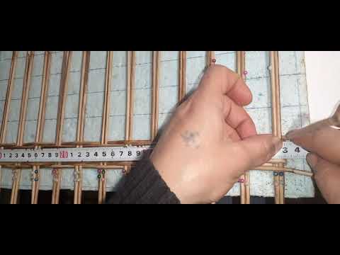 Видео: МК. Как сделать расчёт  плетёного дна, что бы получить нужный размер изделия из газетных трубочек.