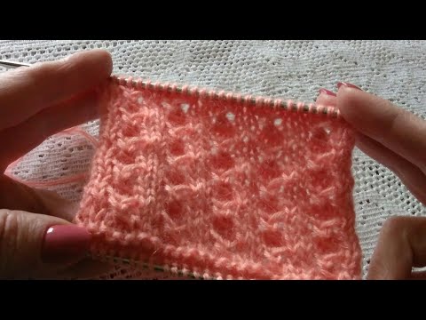 Видео: Очень красивый и лёгкий узор спицами.