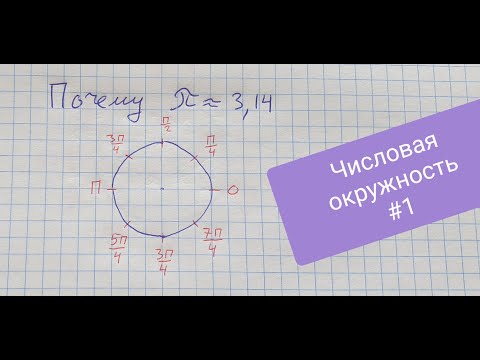 Видео: Числовая окружность #1. Алгебра 10 класс.