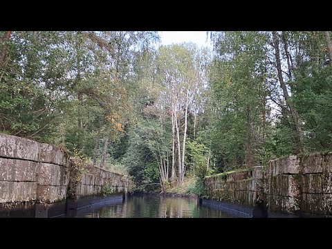 Видео: По Сайменскому каналу к шлюзу Лавола. Чья могила на берегу?