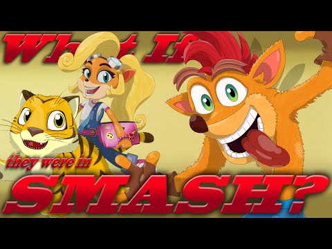 Видео: Что, если бы Crash Bandicoot был в Smash? (Идеи Moveset: 11)