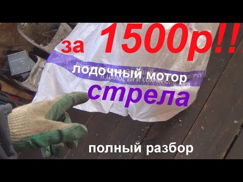 Видео: полный разбор лодчного мотора СТРЕЛА