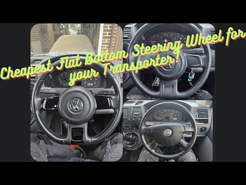 Видео: САМЫЙ ДЕШЕВЫЙ вариант модернизации рулевого колеса с плоским дном для вашего VW Transporter T5