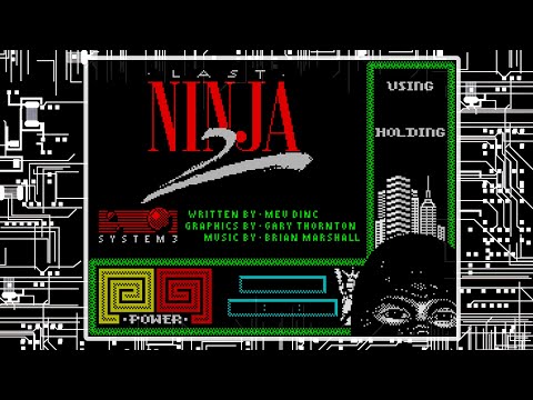 Видео: ZX Sectrum игра Last Ninja 2 прохождение игры ZX Spectrum