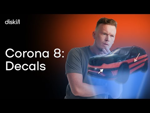 Видео: Декали (Decals) в Chaos Corona 8 для 3Ds Max