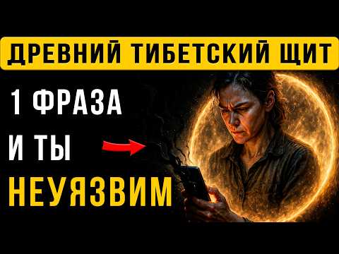 Видео: Эта Тибетская Фраза "Запечатает" Вас от Токсичных Людей