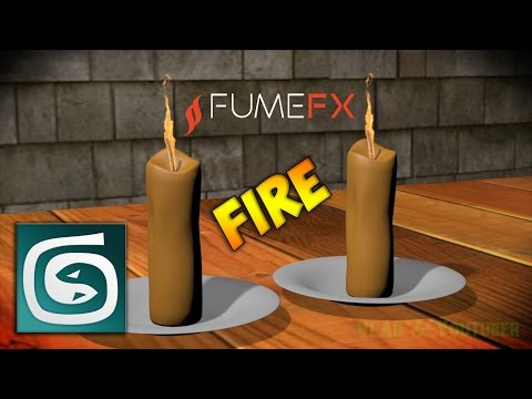 Видео: Создание пламени свечи с помощью плагина FumeFX в 3Ds Max