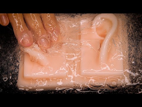 Видео: [ASMR] Массаж барабанной перепонки с большим количеством слизи (субтитры, разрывы микрофона, acmp)