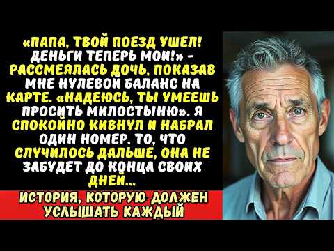 Видео: Дочь опустошила мои счета и сказала «Иди на паперть». Но я сделал один звонок, и через час…