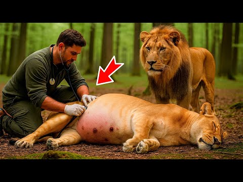 Видео: Мужчина спас беременную львицу. Но то, что лев сделал дальше, душераздирающе!