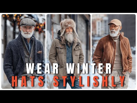 Видео: 20 способов стильно носить зимние шапки для мужчин старшего возраста — мужская мода