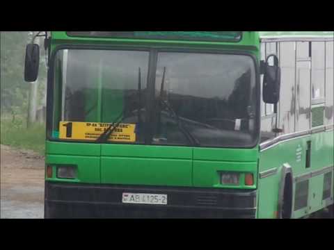 Видео: Автобус №1 (Витебск). Речной порт - Ольгово.