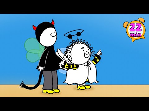 Видео: Бублик и Ягодка - Вареники, Воздушный шар и другие сказки ▶ 5 полных серии | 23 минут