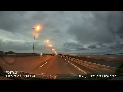 Видео: Driving in St. Petersburg city: Кронштадт - Лахта-Ольгино - мун. округ № 7 03/05/2025 (timelapse 4x)