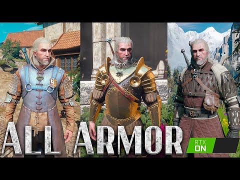 Видео: ВСЯ БРОНЯ The Witcher 3: Wild Hunt — Next-Gen Update [PC 2022]
