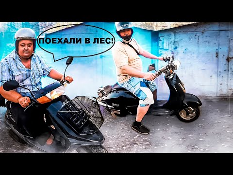 Видео: Подписчики заманили меня в лес! Дальняк на скутере в Клин! Часть 2