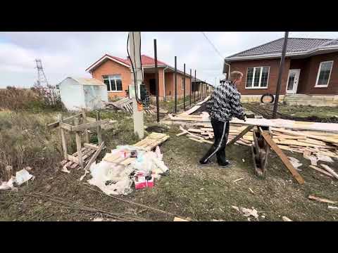 Видео: Объект 300 забор ,колонны,система откатных ворот