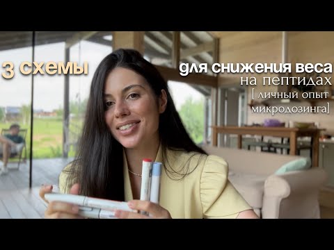 Видео: Схемы снижения веса на пептидах GLP1 чтобы небыло плато  ( Тирзетта, Семавик , МJ , OZ)