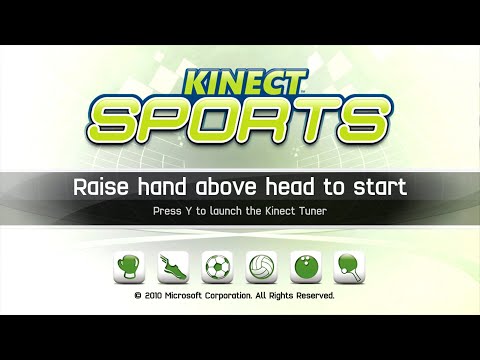 Видео: Прохождение Kinect Sports для Xbox 360 — пробиваемся на прочность