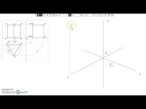 Видео: изометрическая проекция треугольной призмы