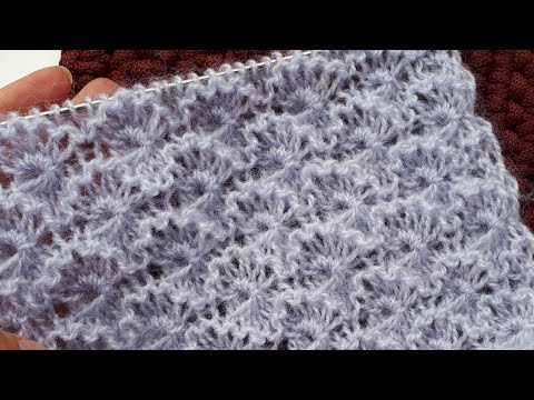 Видео: 🔥НЕВЕРОЯТНО ВОСХИТИТЕЛЬНЫЙ👍 Шикарный АЖУРНЫЙ узор. Узор спицами