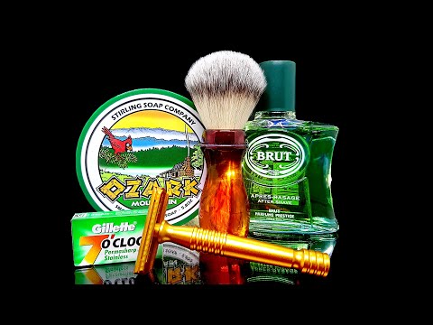 Видео: Бритьё! Yaqi 22 мм Cola, Razorock Lupo, Stirling Soap Company, Brut,  Gillette 7 O’clock