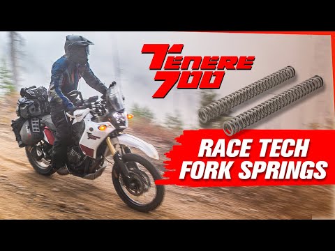 Видео: Как установить пружины вилки Race Tech на Yamaha Ténéré 700