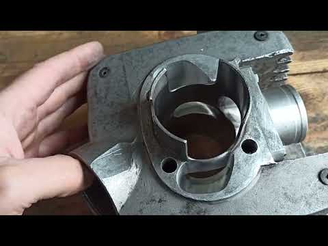 Видео: Портинг (форсировка) цилиндра Минск под картинг.