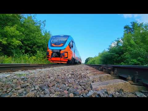 Видео: Железнодорожный транспорт за всё лето. 
