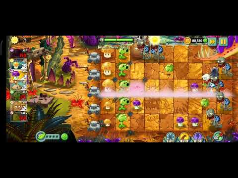 Видео: Играю в PvZ 2 / Jurassic Marsh - День 8 / №83