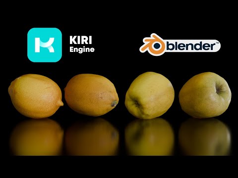 Видео: Фотоскан на смартфон в Kiri Engine и Блендер