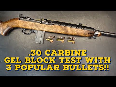 Видео: Классический и исторический карабин .30, или карабин M1, 3 популярные пули, протестированные в ге...